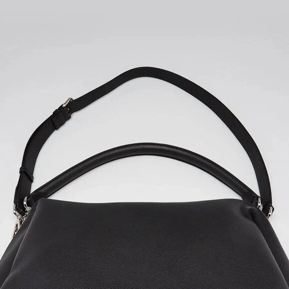 Fendi Black Grained Calfskin Leather Large Lui Bag 7VA667 - Picture 9 of 12